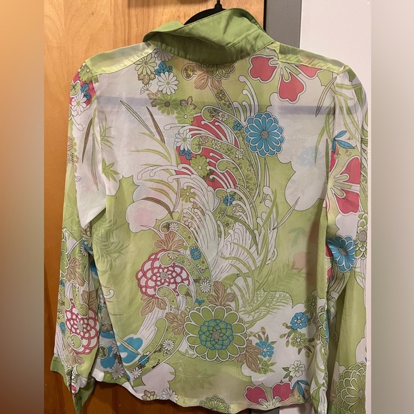 authentic vintage 60s shirt whimsigoth boho chic hippie - Picture 2 of 2